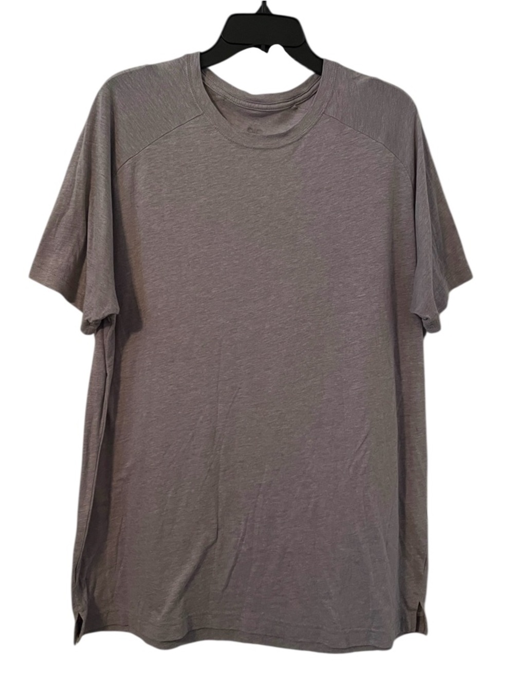 Alo Yoga Men's Heather Gray Short Sleeve Lightweight Performance T-Shirt Size XL